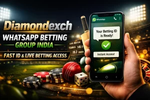 Official Diamond Exchange WhatsApp Group banner to get instant betting ID online